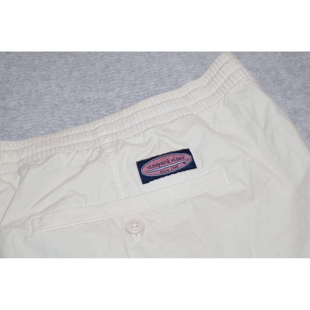 Vineyard Vines Chino Shorts Mens 4XT TALL Tan Elastic Waist Drawstring Stretch
